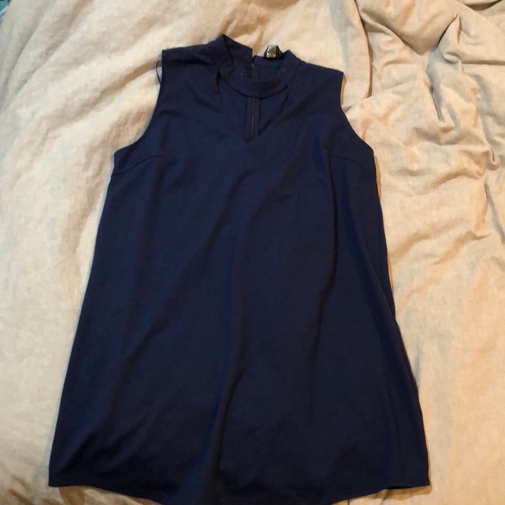 Navy mini dress